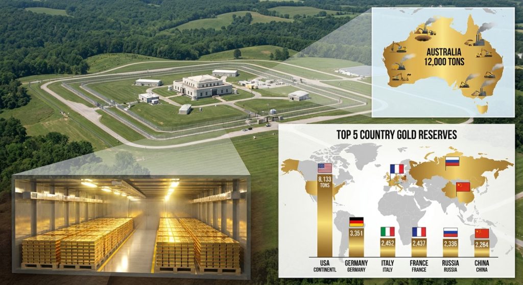 Classement mondial : qui détient réellement les plus grandes réserves d’or ?