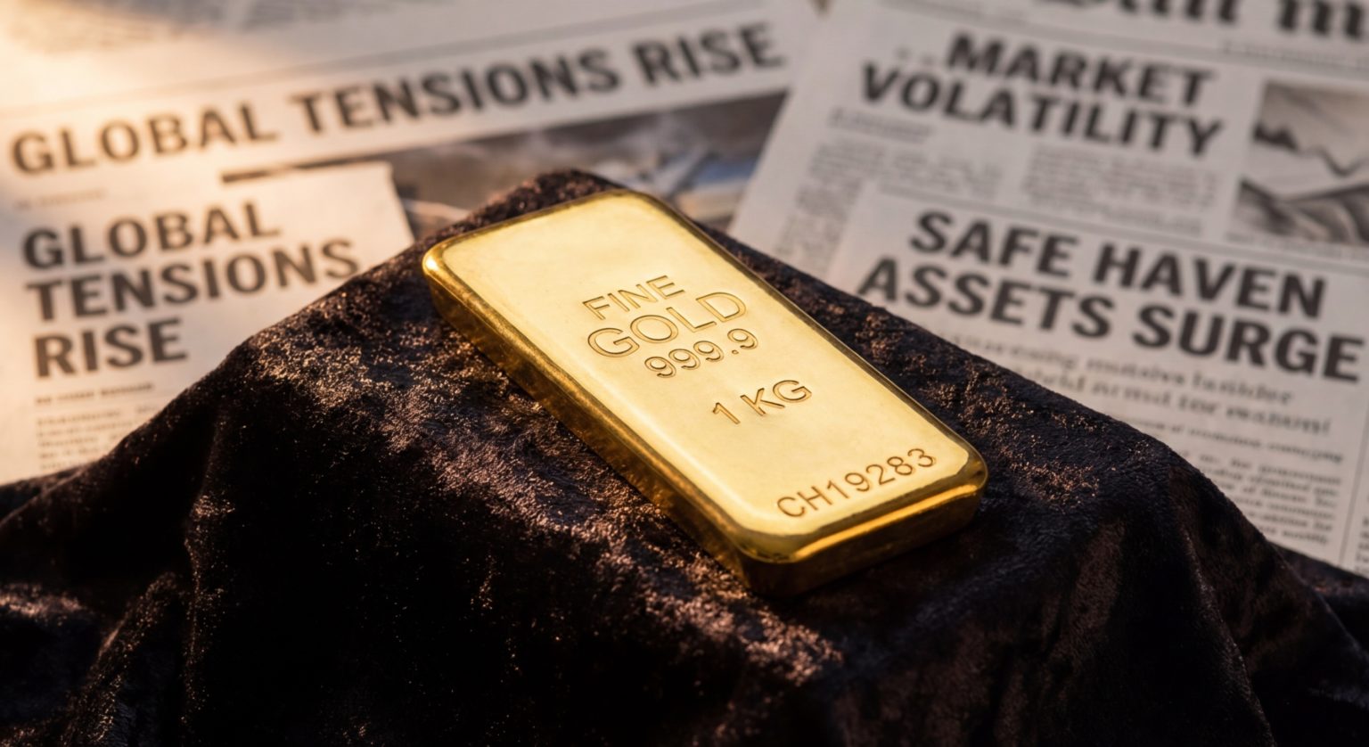 Tensions mondiales et forte volatilité : l’or monopolise l’attention médiatique
