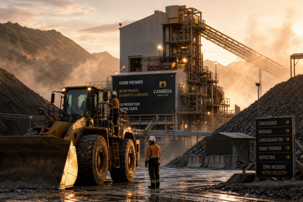 Cambria Gold Mines prépare Premier Mill et Red Mountain à une hausse de production Cambria Gold Mines prépare Premier Mill et Red Mountain à une hausse de production