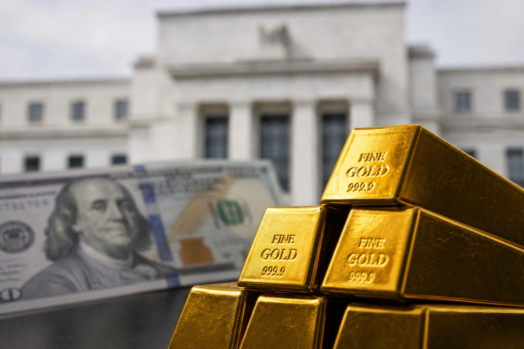 Le cours de l’or chute sous 4 000 dollars, la Fed et le dollar stoppent la hausse