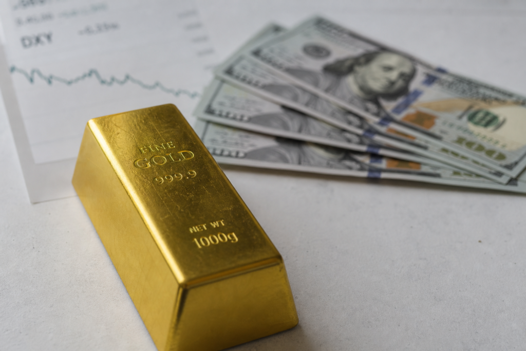 Le dollar fort fait reculer l’or de 3,2 % sur la semaine