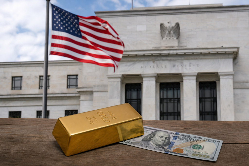 La Fed soutient le dollar à 101 et met l’or sous pression