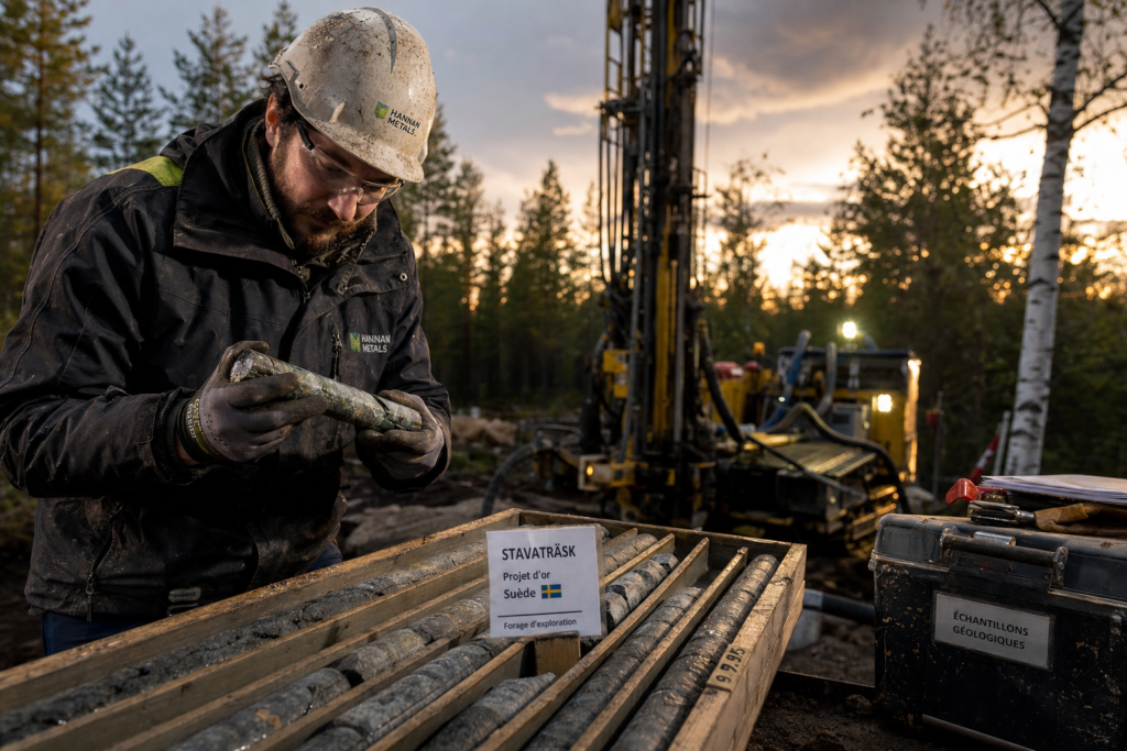 Hannan Metals sécurise trois projets aurifères en Suède et prépare un forage à Stavaträsk Hannan Metals sécurise trois projets aurifères en Suède et prépare un forage à Stavaträsk