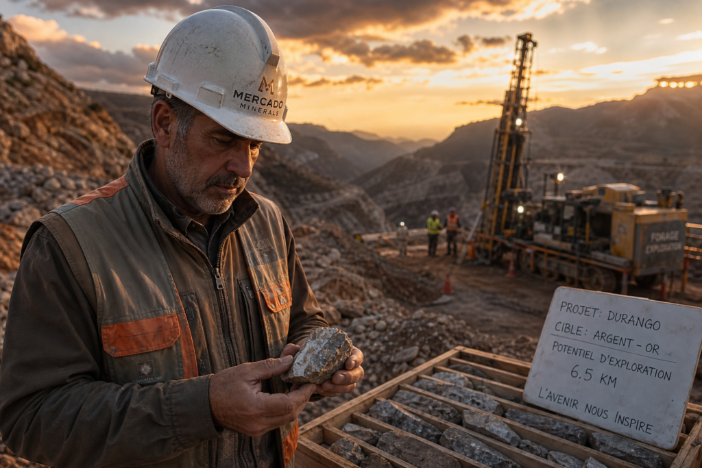 Mercado Minerals étend son pari argent-or à Durango avec 6,5 km de potentiel Mercado Minerals étend son pari argent-or à Durango avec 6,5 km de potentiel