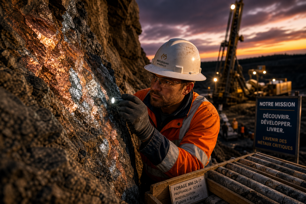 Metallic Minerals porte son financement à 10 millions pour avancer sur le cuivre et l’argent