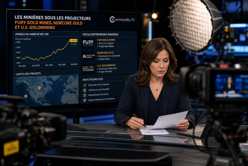 Commodity-TV met Fury Gold Mines, Newcore Gold et U.S. GoldMining sous les projecteurs Commodity-TV met Fury Gold Mines, Newcore Gold et U.S. GoldMining sous les projecteurs