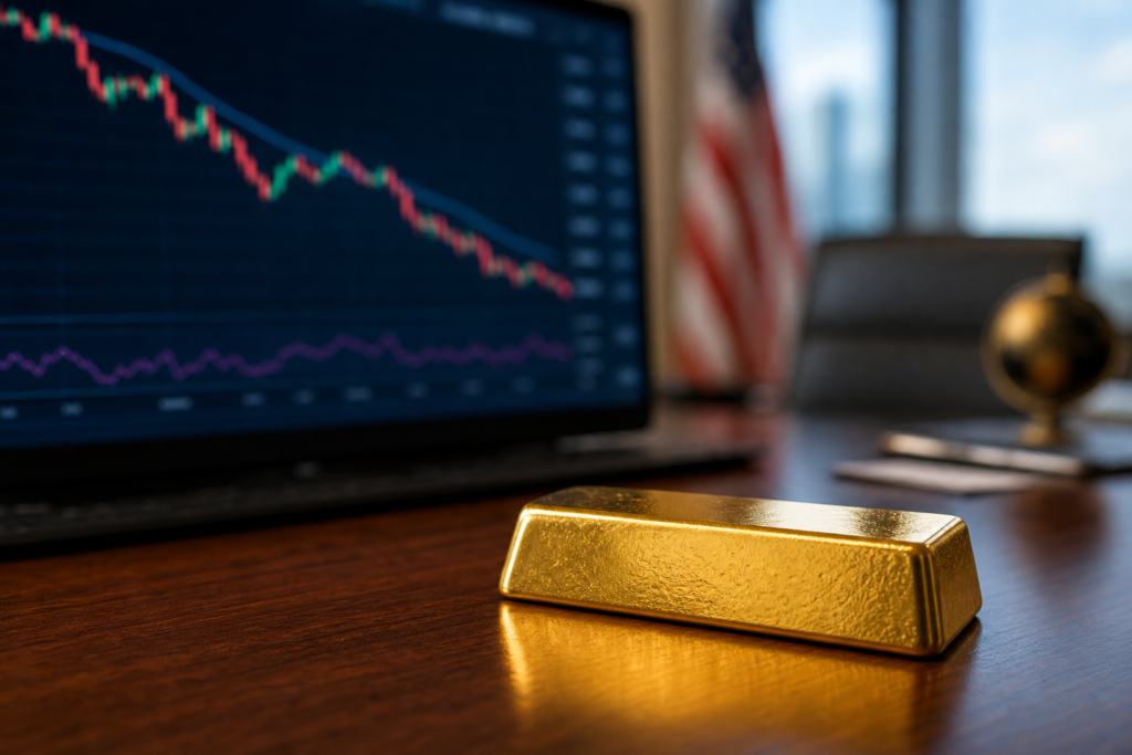 Les taux américains font reculer l’or malgré la forte inflation Les taux américains font reculer l’or malgré la forte inflation