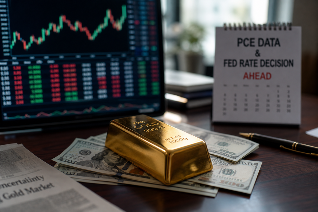 L’or hésite avant le PCE américain et la Fed bloque le rebond vers 4 100 dollars L’or hésite avant le PCE américain et la Fed bloque le rebond vers 4 100 dollars