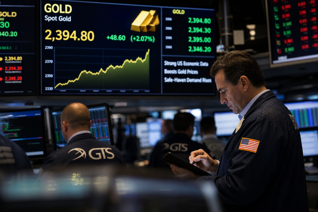 Les bons chiffres américains relancent le cours de l’or après un premier repli Les bons chiffres américains relancent le cours de l’or après un premier repli