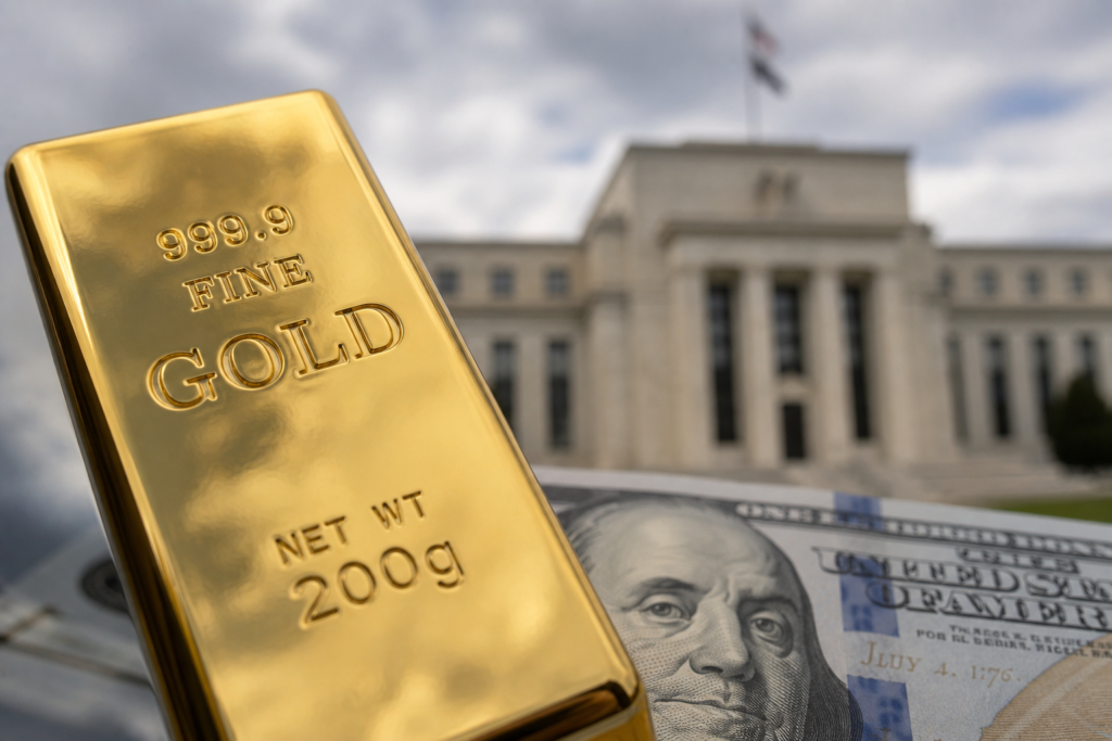 L’or recule sous la pression du dollar fort et des hausses de taux attendues de la Fed