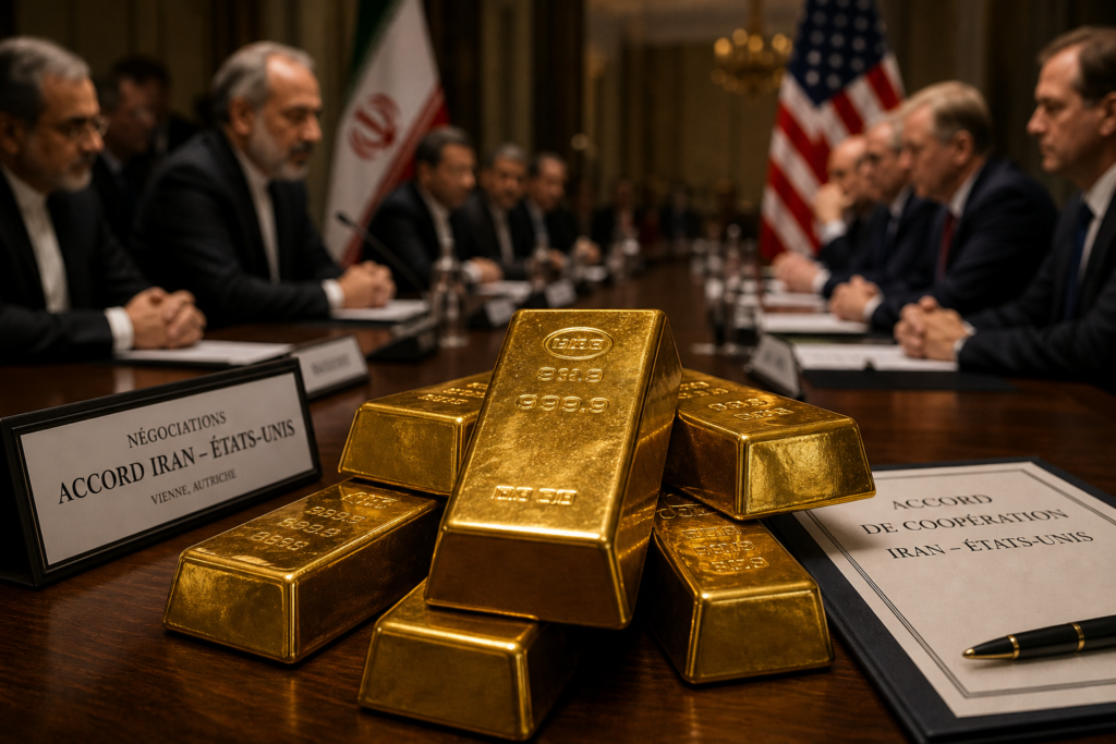 L’or se stabilise après l’accord Iran–États-Unis et attend les banques centrales L’or se stabilise après l’accord Iran–États-Unis et attend les banques centrales