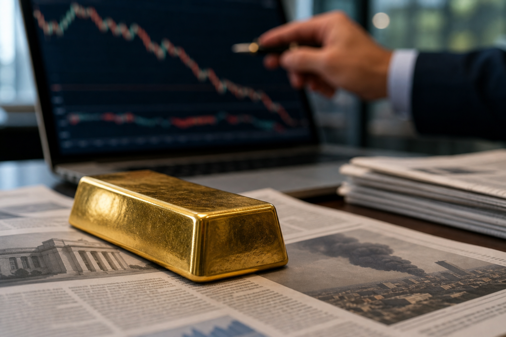 L’or casse les 4 100 dollars sous la pression de la Fed et du dossier iranien