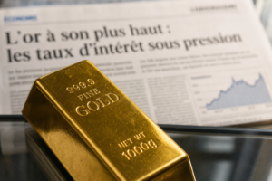 L’or aborde un tournant technique sous la pression des taux et des tensions mondiales