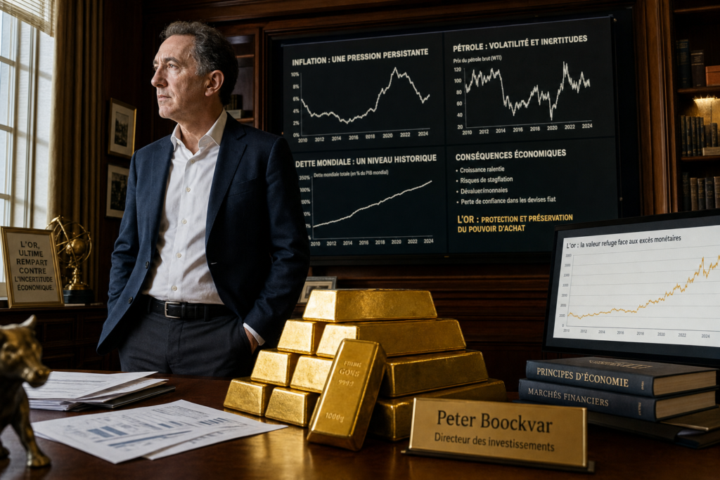Peter Boockvar relie inflation, pétrole et dette au rôle durable de l’or Peter Boockvar relie inflation, pétrole et dette au rôle durable de l’or