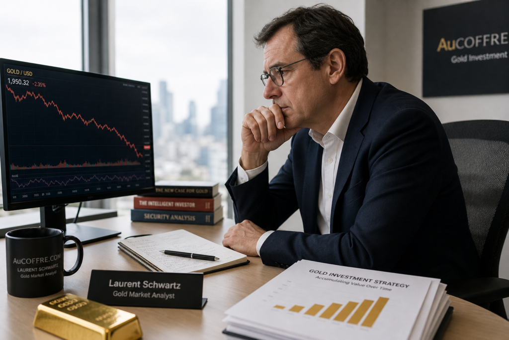 La baisse de l’or relance l’achat progressif selon Laurent Schwartz La baisse de l’or relance l’achat progressif selon Laurent Schwartz