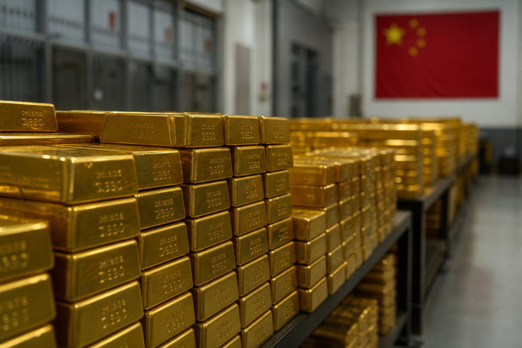 La Chine renforce ses réserves d’or pour le 20e mois consécutif