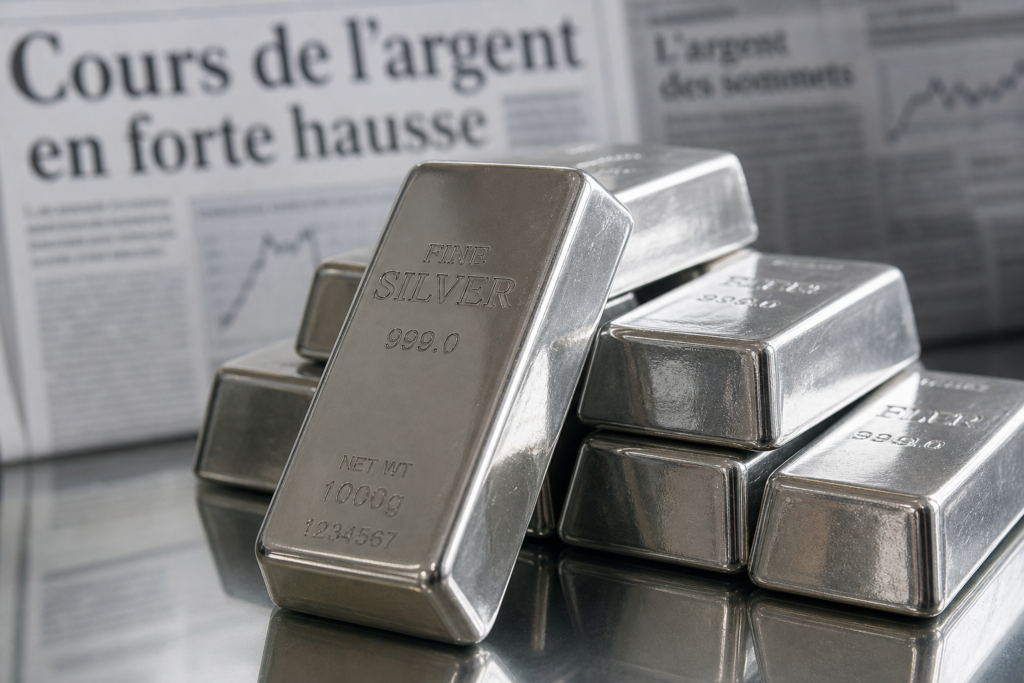 Le cours de l’argent bondit vers 60 dollars avec le dégel Iran-USA