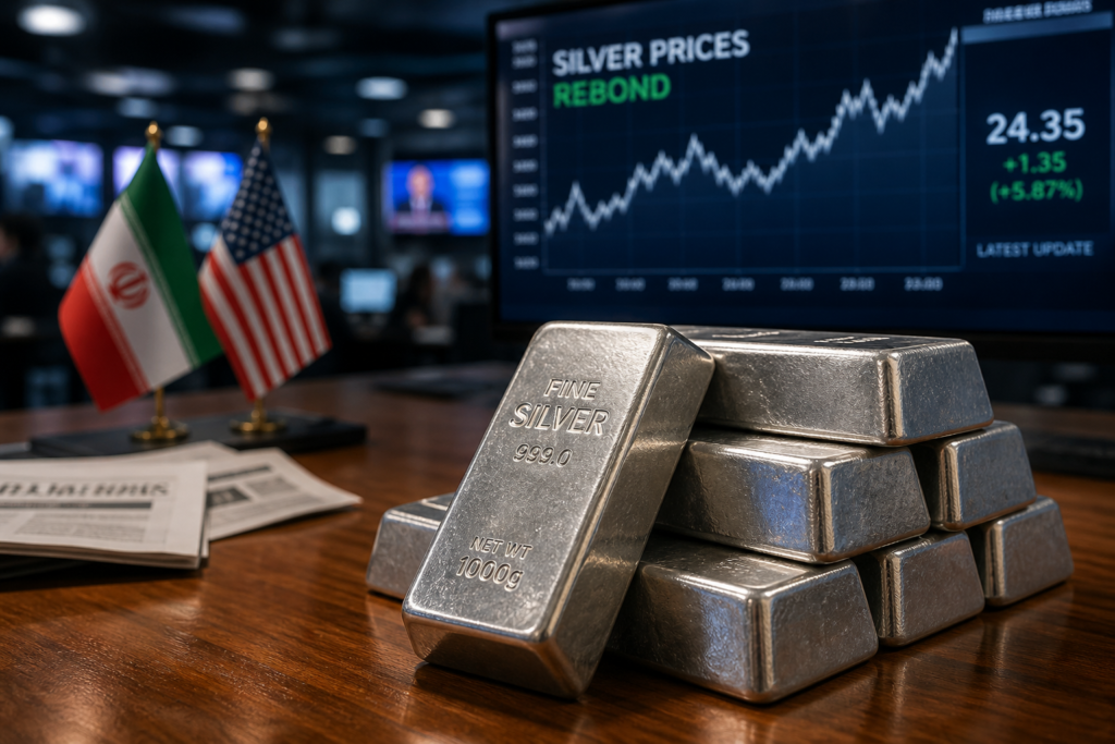 L’argent rebondit à 58 dollars malgré l’escalade Iran-États-Unis et une Fed divisée L’argent rebondit à 58 dollars malgré l’escalade Iran-États-Unis et une Fed divisée