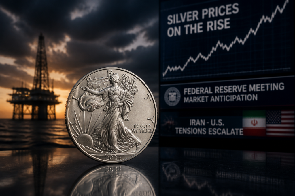 Le cours de l’argent grimpe avant la Fed tandis que la tension Iran-États-Unis dope le pétrole