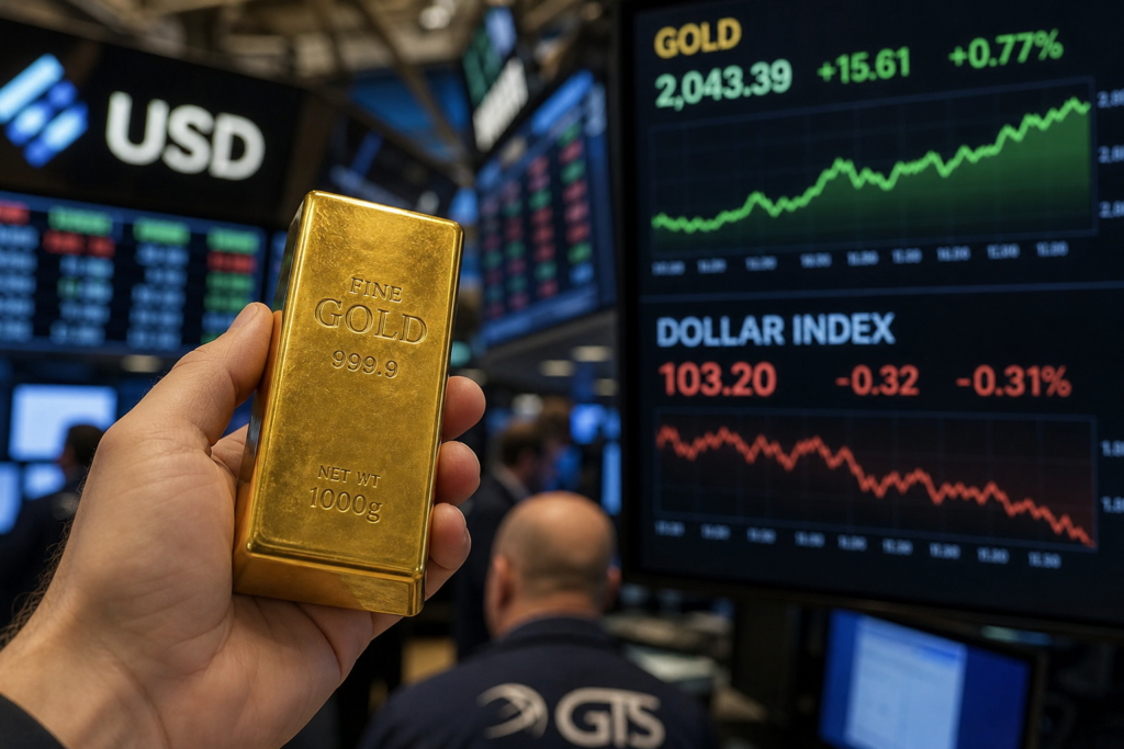 La Fed freine l’or au-dessus de 4 100 dollars malgré le recul du dollar