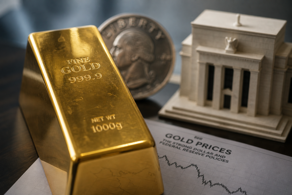 Le dollar fort et la Fed font tomber l’or sous les 4 000 dollars