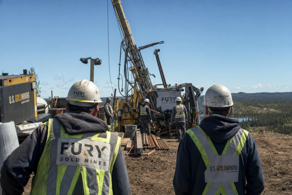Fury Gold Mines et U.S. GoldMining lancent leurs forages 2026 en Amérique du Nord