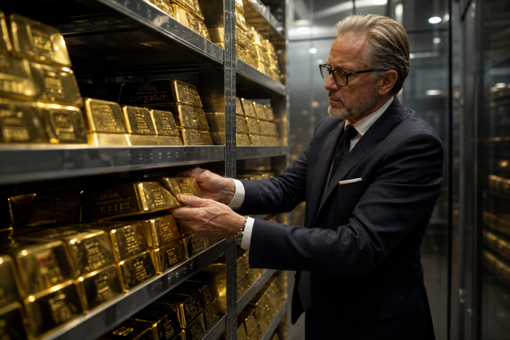 Les grandes fortunes accumulent des lingots d’or pour sécuriser leur patrimoine en 2026