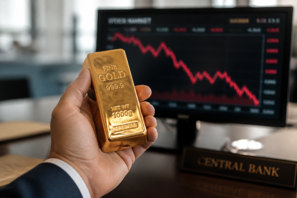 L’or résiste à la baisse des prix grâce aux investisseurs et aux banques centrales L’or résiste à la baisse des prix grâce aux investisseurs et aux banques centrales