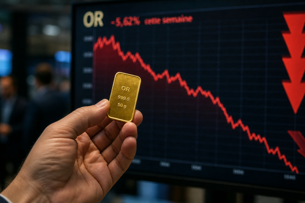 L’or se dirige vers sa plus forte perte hebdomadaire depuis juin L’or se dirige vers sa plus forte perte hebdomadaire depuis juin