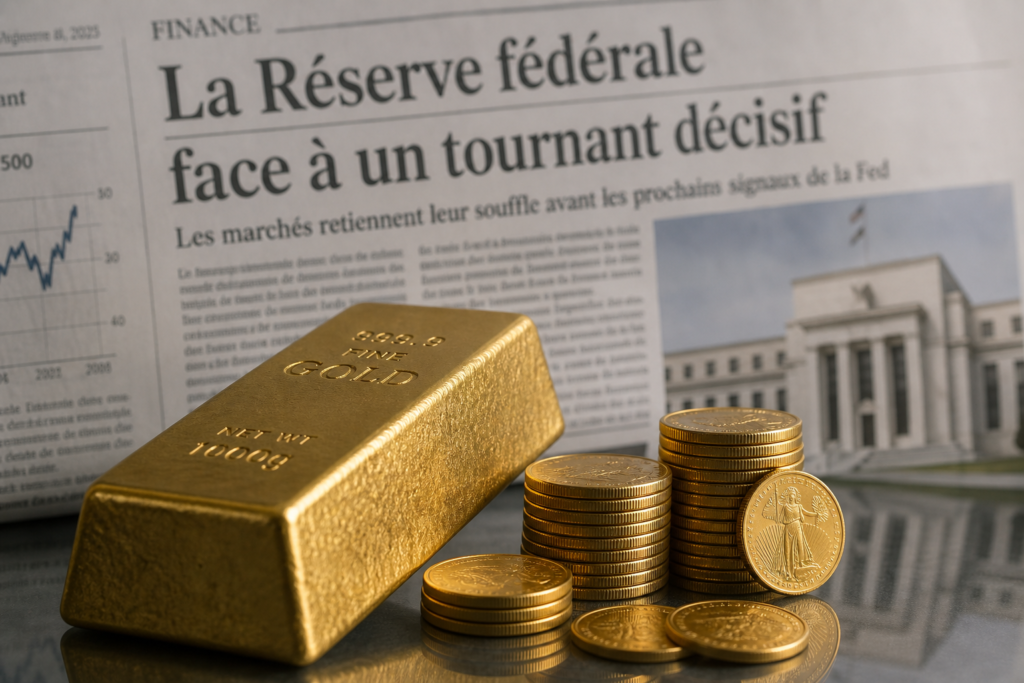 L’or recule avant les prochains signaux de la Fed L’or recule avant les prochains signaux de la Fed