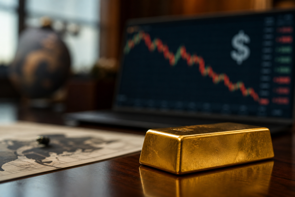 L’or recule malgré les tensions avec l’Iran qui renforcent le dollar L’or recule malgré les tensions avec l’Iran qui renforcent le dollar