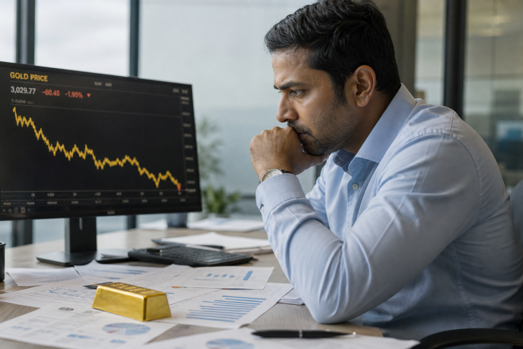 L’or décroche et force les investisseurs à revoir leur stratégie L’or décroche et force les investisseurs à revoir leur stratégie