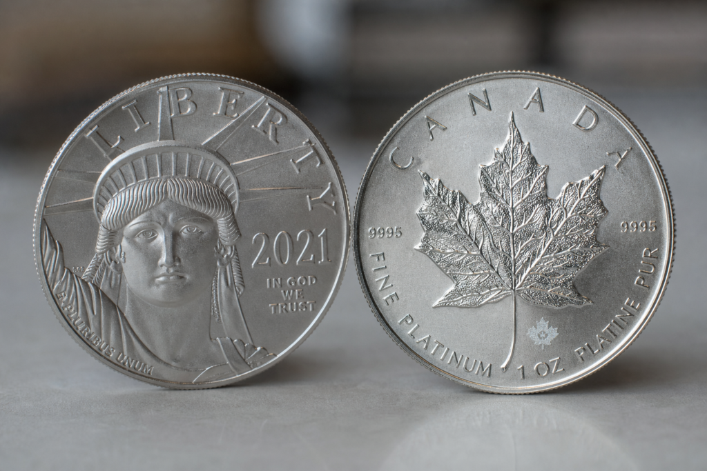 Le platine impose ses règles entre American Eagle et Maple Leaf