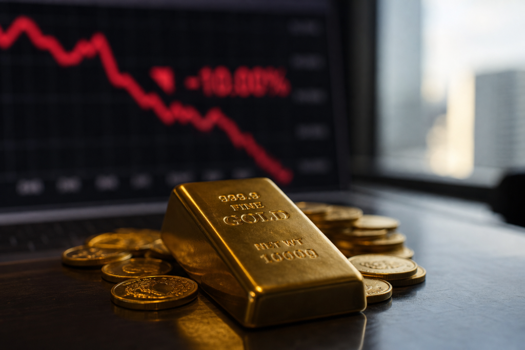 Le cours de l’or décroche de 10% en juin : les raisons d’une correction brutale