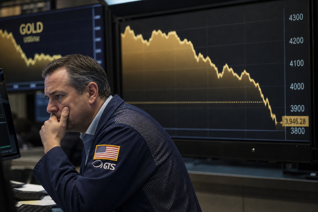 L’or chute sous 4.000 dollars après son pire trimestre en 13 ans