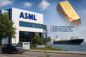 ASML propulse le Nasdaq pendant que l’or recule et que Trump abandonne sa taxe sur Ormuz ASML propulse le Nasdaq pendant que l’or recule et que Trump abandonne sa taxe sur Ormuz