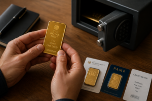 Acheter une barre d’or de 1 once : comparez le prix, la marque et le stockage Acheter une barre d’or de 1 once : comparez le prix, la marque et le stockage