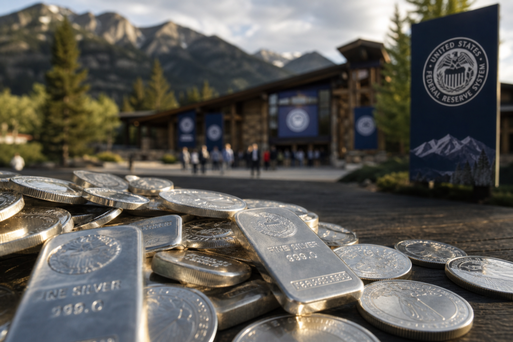 L’argent plonge sous 69 dollars avant le discours de Kevin Warsh à Jackson Hole