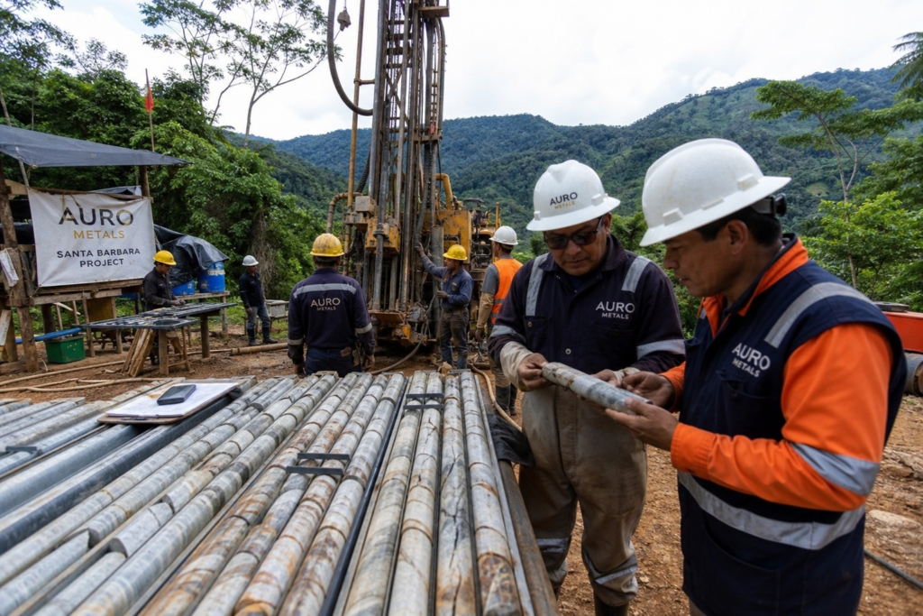 Auro Metals frappe une longue zone aurifère-cuivre en Équateur Auro Metals frappe une longue zone aurifère-cuivre en Équateur