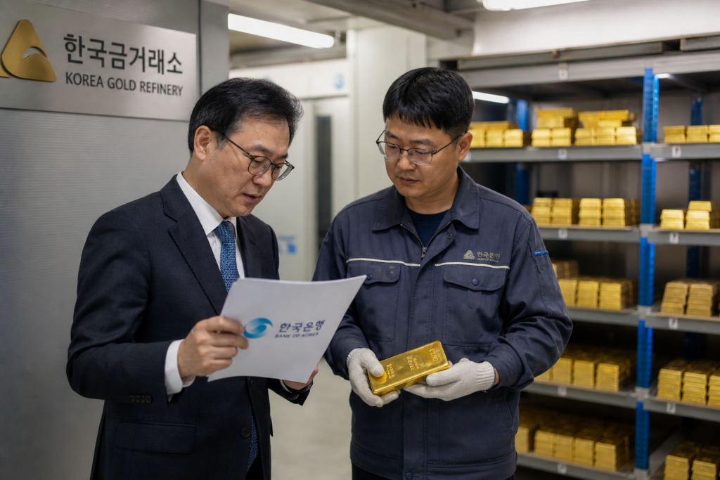La Banque de Corée achète de l’or aux producteurs locaux