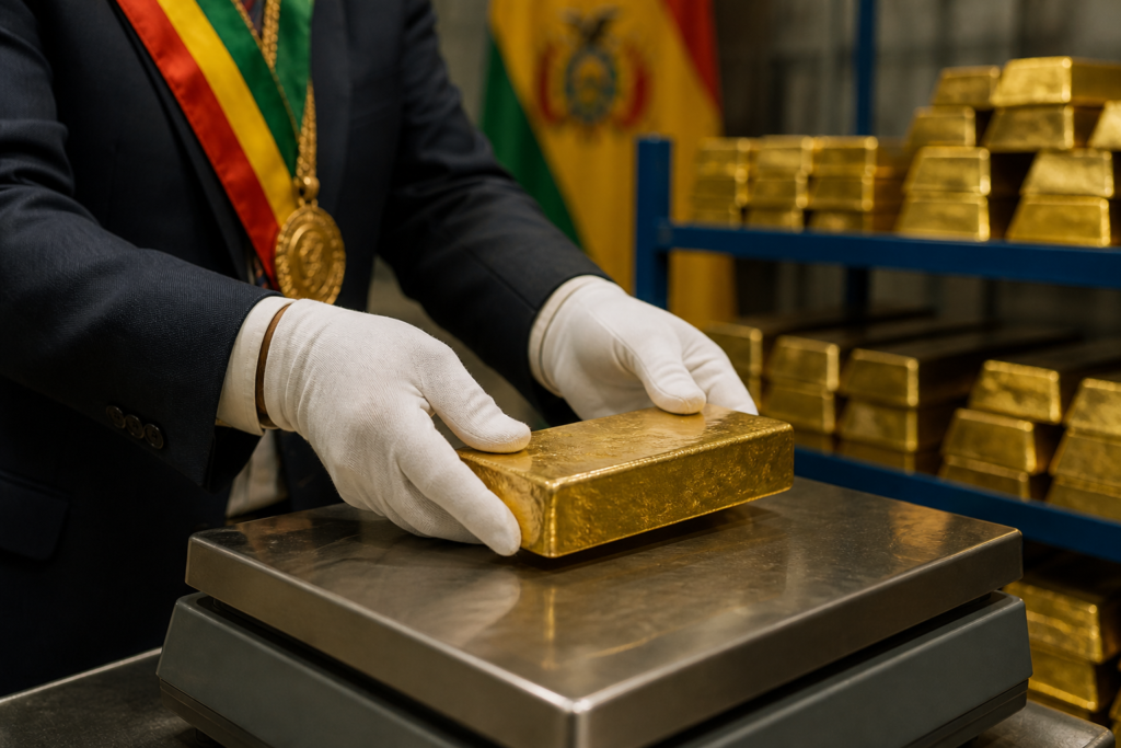 La Bolivie achète une tonne d’or et pourrait préparer une opération plus vaste La Bolivie achète une tonne d’or et pourrait préparer une opération plus vaste