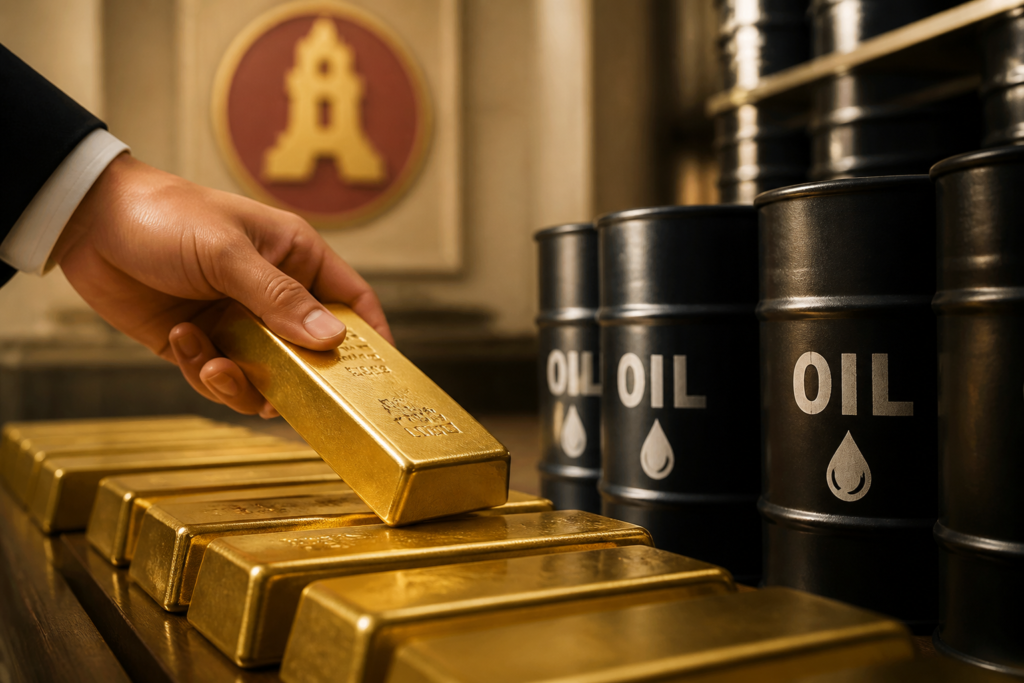 La Chine renforce ses réserves de pétrole et d’or pour réduire sa dépendance au dollar