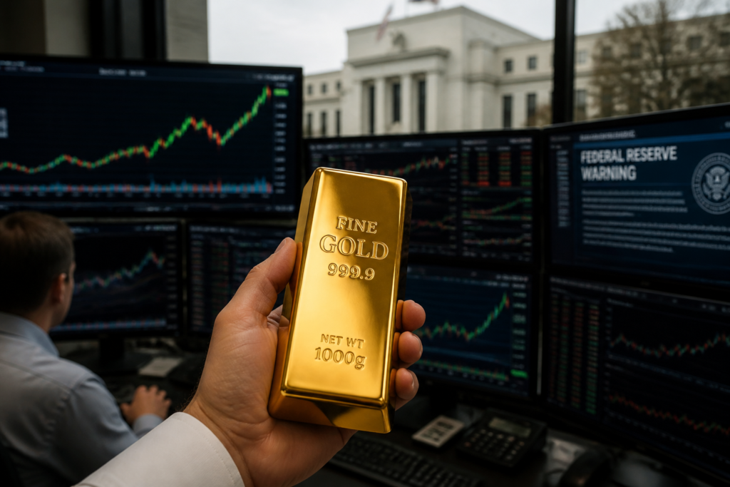 L’or grimpe à 4 435 dollars mais la Fed menace la flambée L’or grimpe à 4 435 dollars mais la Fed menace la flambée