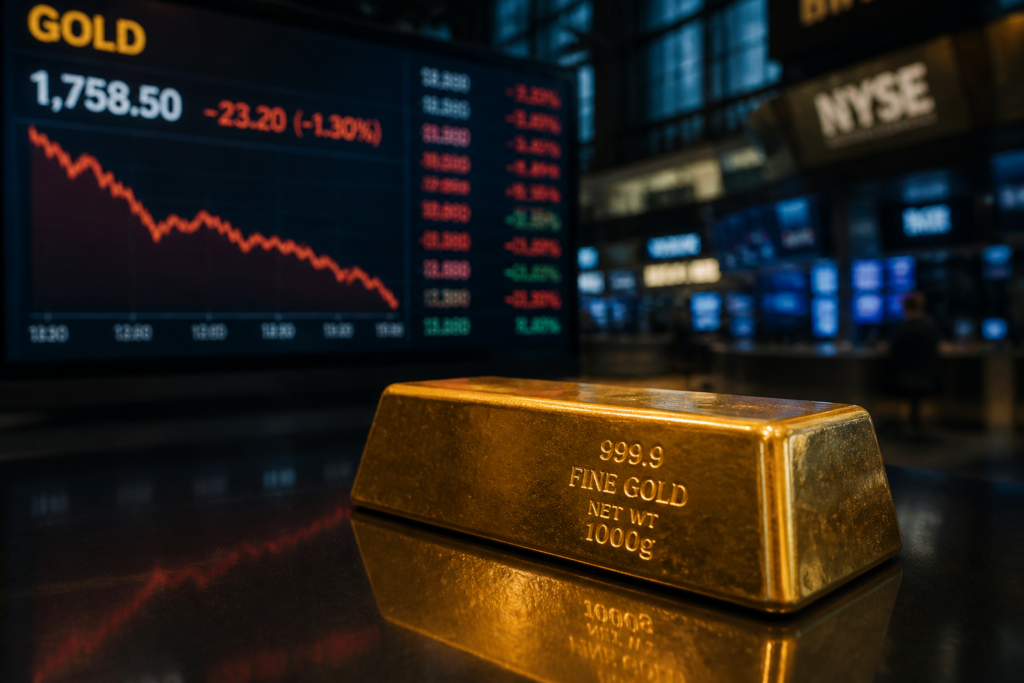 L’or repasse sous 4 400 dollars face aux paris de hausse des taux de la Fed L’or repasse sous 4 400 dollars face aux paris de hausse des taux de la Fed