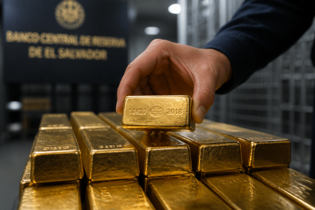 El Salvador renforce ses réserves avec près d’une tonne d’or après son pari sur le bitcoin El Salvador renforce ses réserves avec près d’une tonne d’or après son pari sur le bitcoin