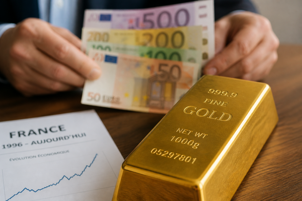 Un lingot acheté en 1996 transforme 9 724 euros en près de 121 000 euros