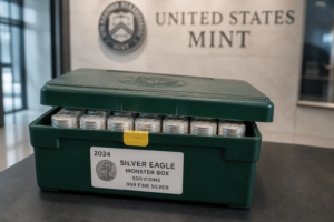 Acheter une « monster box » de Silver Eagles réduit la prime par pièce