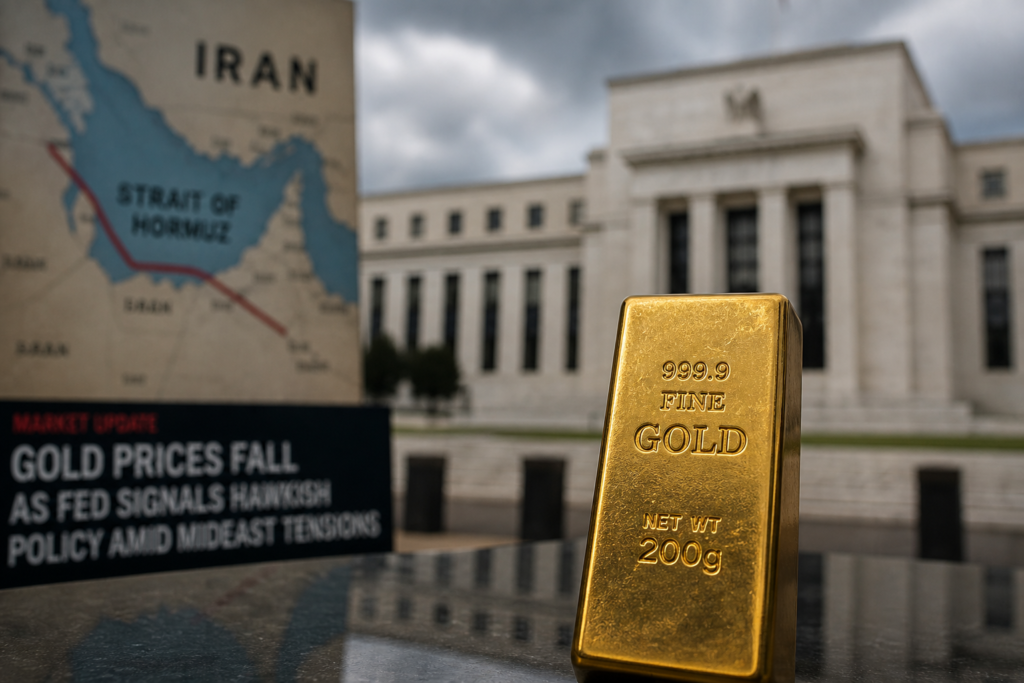 L’or décroche sous 4 400 dollars, freiné par la Fed et les tensions en Iran