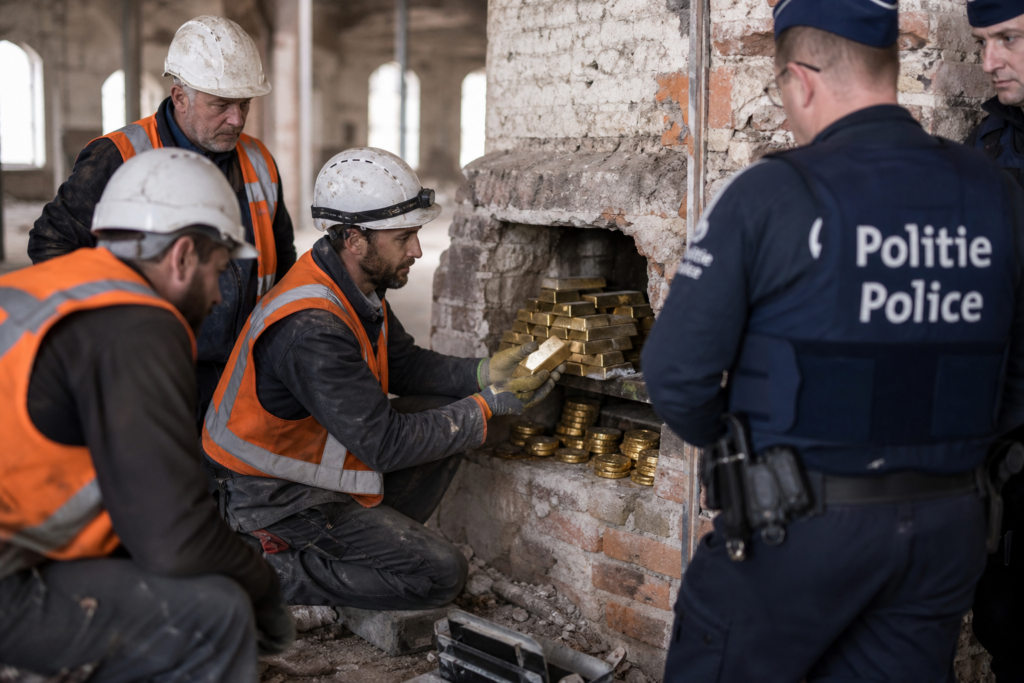 Des ouvriers découvrent 9 millions d’euros d’or dans le mur d’une ancienne brasserie Des ouvriers découvrent 9 millions d’euros d’or dans le mur d’une ancienne brasserie