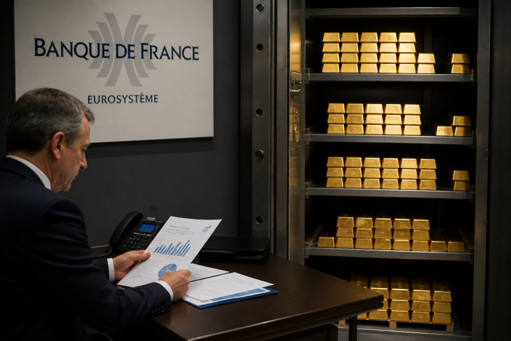 La France constate que son or ne couvrirait qu’environ 8 % de sa dette publique La France constate que son or ne couvrirait qu’environ 8 % de sa dette publique